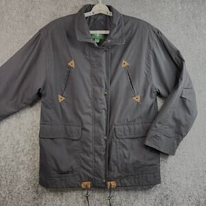 Vintage HUNT CLUB Utility Jacket Medium Tall Black